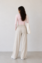 Open Round Long Sleeve Top – Premium Cotton