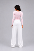 Open Square Long Sleeve Top – Premium Cotton