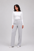 Close Round Long Sleeve Top – Premium Cotton