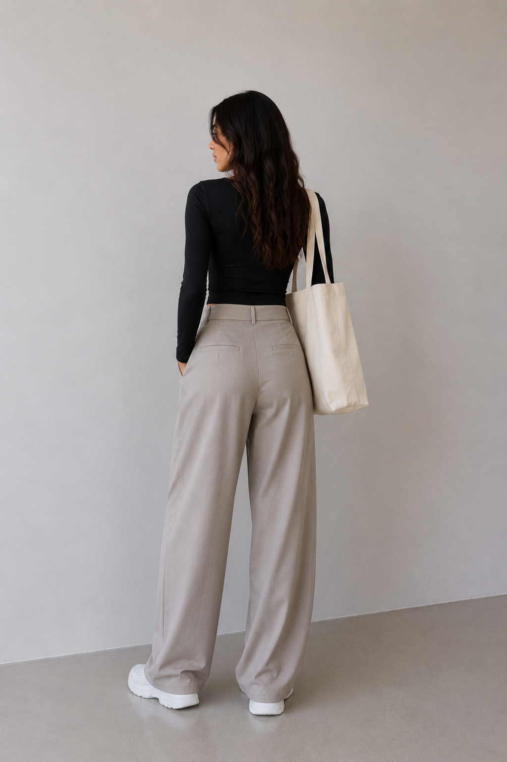 Open Round Long Sleeve Top – Premium Cotton