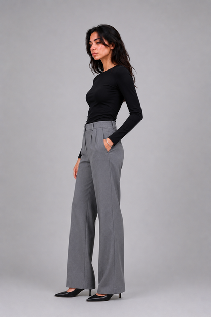 Close Round Long Sleeve Top – Premium Cotton