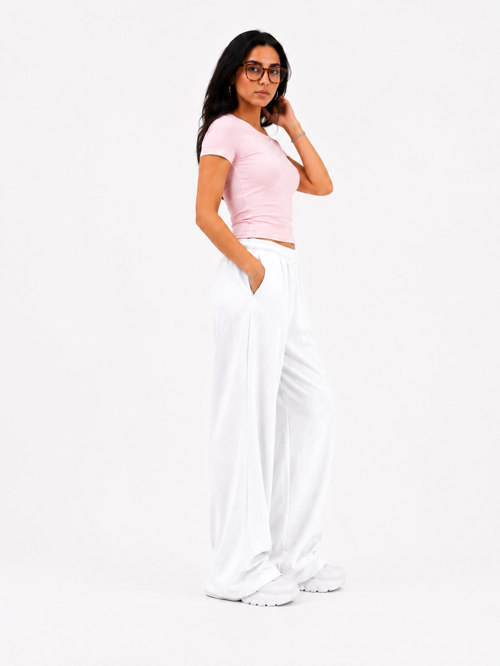 Open Round Basic Premium Cotton Top