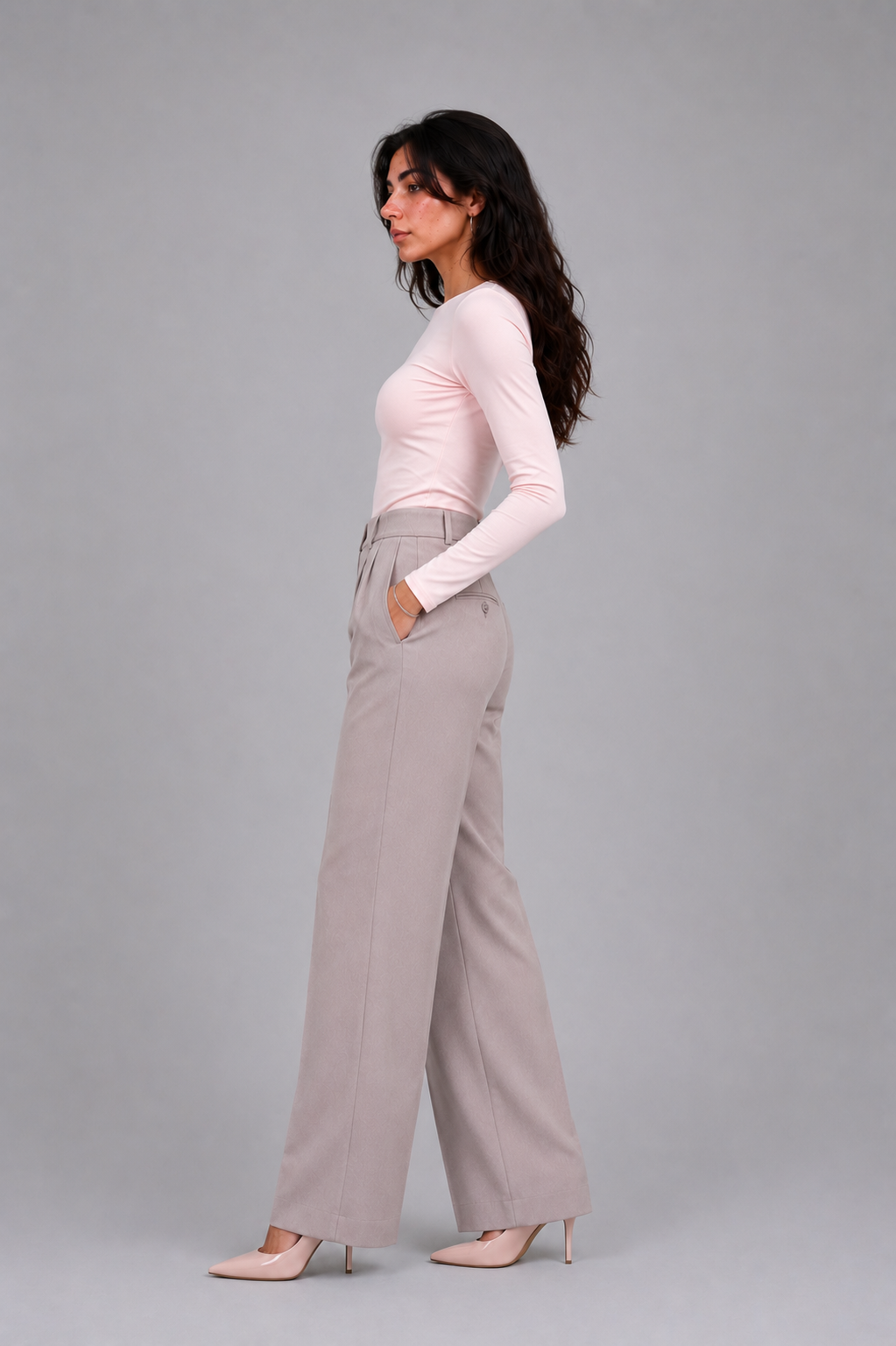 Close Round Long Sleeve Top – Premium Cotton