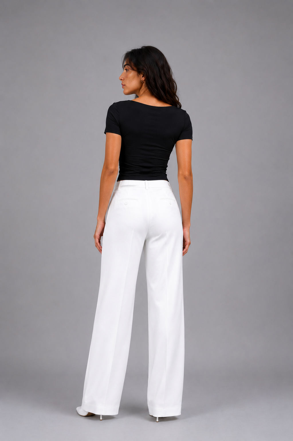 Open Square Neck Basic Top – Premium Cotton